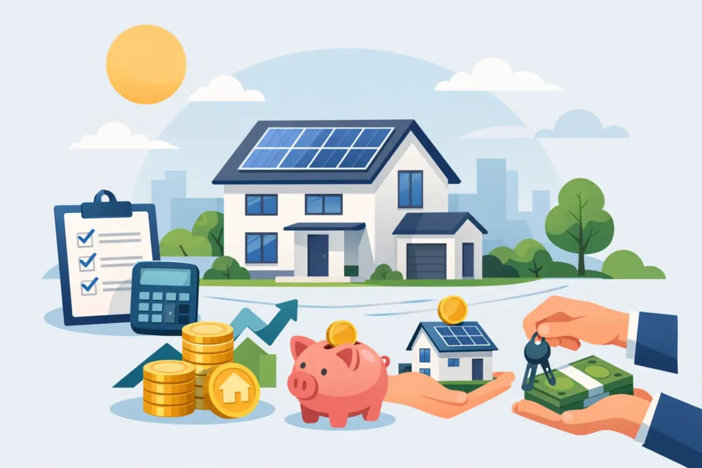Solaranlage fürs Haus finanzieren: Was passt?